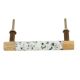Terrazzo Marble Round Wood Handles